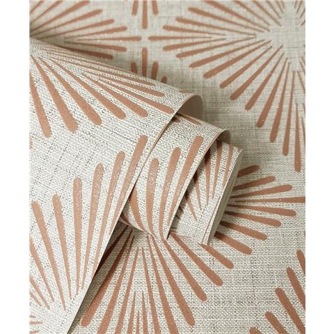 Fine Decor Denver Geo Textured Wallpaper FD43748 Stone