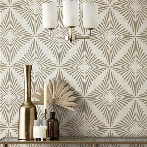 Fine Decor Denver Geo Textured Wallpaper FD43749 natural