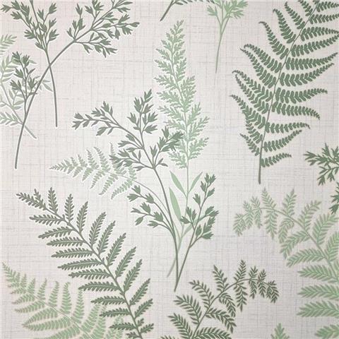 Fine Decor Fern Wallpaper FD43769 Green