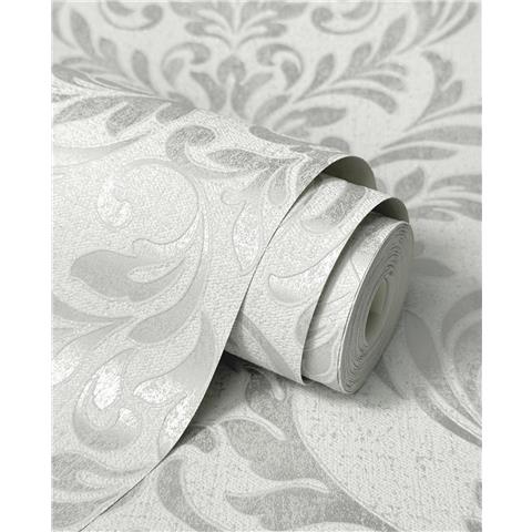 Fine Decor Azara Damask Wallpaper FD43988 Light Grey