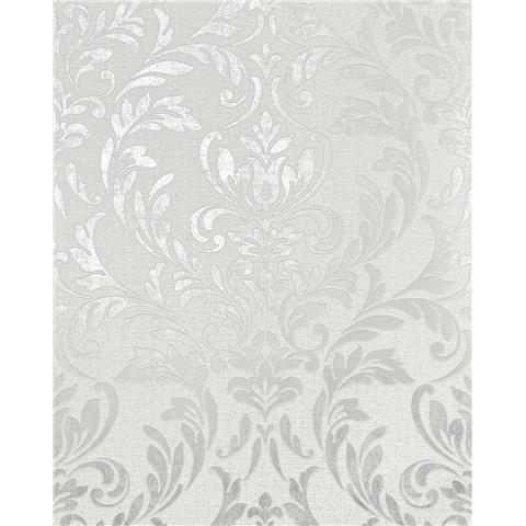Fine Decor Azara Damask Wallpaper FD43988 Light Grey