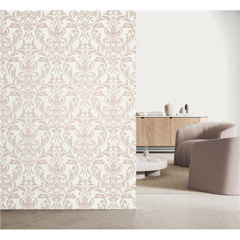 Fine Decor Azara Damask Wallpaper FD43989 Rose Gold