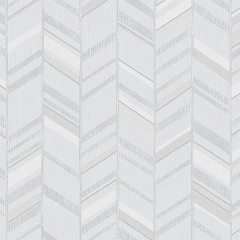 Galerie Special FX Wallpaper-Chevron G67717 Bright Silver