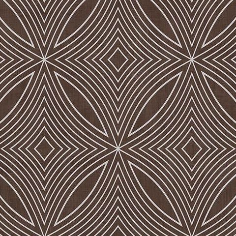 Galerie Special FX Wallpaper-Spirograph  G67725 Dark Chocolate
