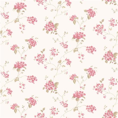 GALERIE MINIATURES 2 WALLPAPER- Bouquet G67866 pink/white