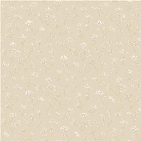 GALERIE MINIATURES 2 WALLPAPER- cow parsley g67869 taupe
