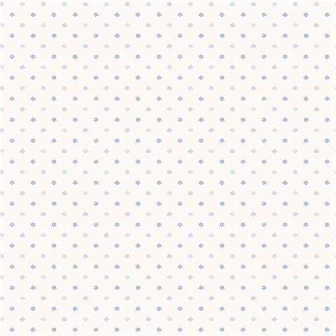 GALERIE MINIATURES 2 WALLPAPER-dotty print G67898 blue/white