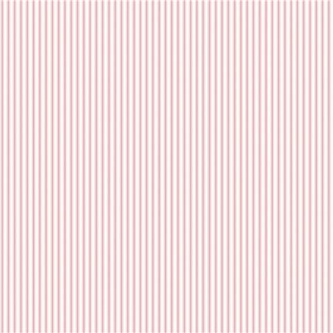 GALERIE MINIATURES 2 WALLPAPER-mini stripe G67930 pink/white