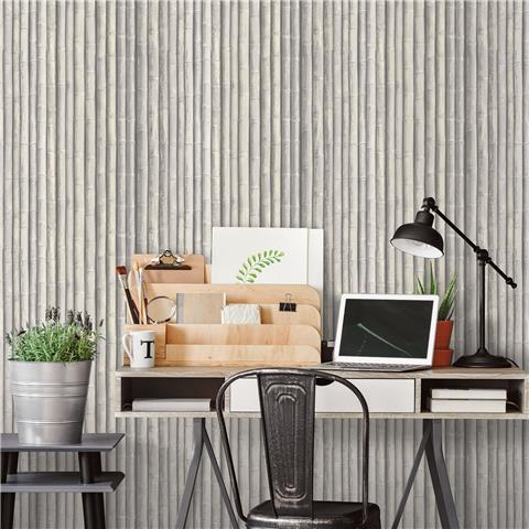 Organic Textures wallpaper Bamboo G67942 silver