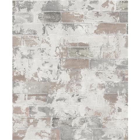Organic Textures wallpaper brick G67989 grey