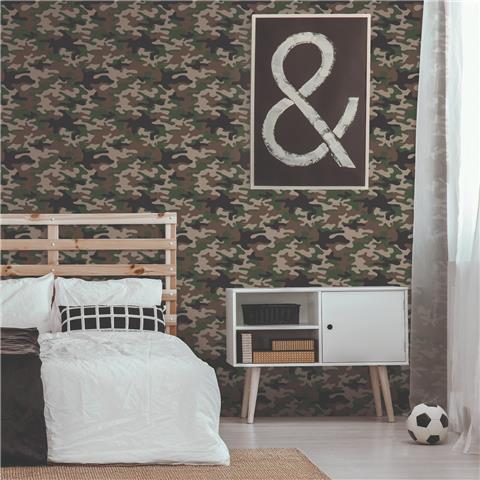 Galerie Kids + Teens Camouflage Wallpaper G78552 p75