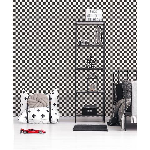 Galerie Kids + Teens Check Wallpaper G78555 p49