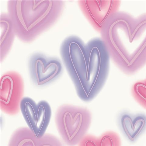Galerie Kids + Teens Neon Hearts Wallpaper G78574 p59
