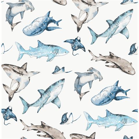 Galerie Kids + Teens Sharks Wallpaper G78592 p3