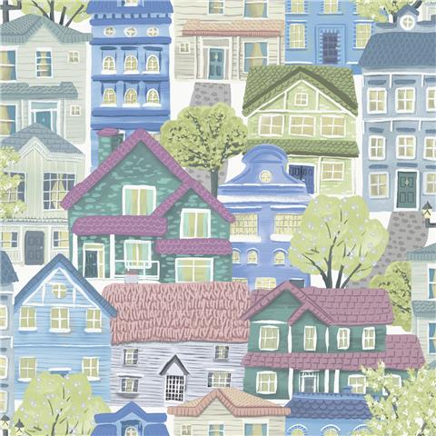 Galerie Kids + Teens Whimsical Houses Wallpaper G78601 p41