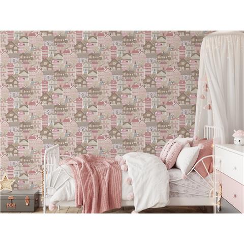 Galerie Kids + Teens Whimsical Houses Wallpaper G78602 p42