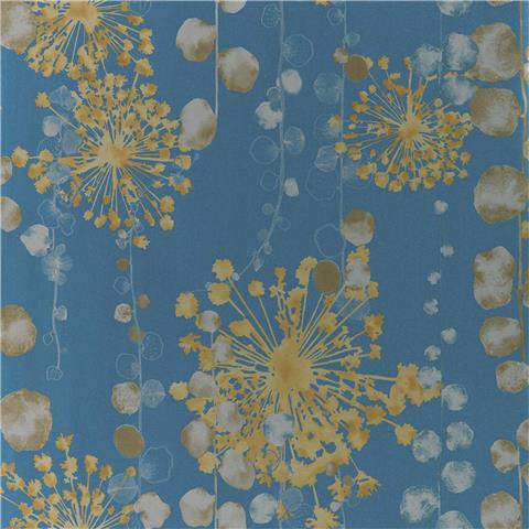 Harlequin Purity Edit Wallpaper Moku 111651 indigo/pebble