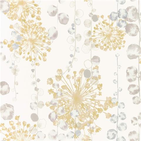 Harlequin Purity Edit Wallpaper Moku 111652 Ochre/seaspray