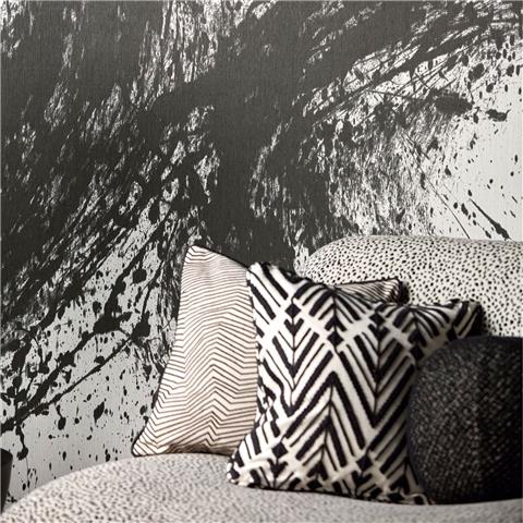 HARLEQUIN REFLECT 2 WALLPAPER Enigmatic 113108 Black Earth/First Light