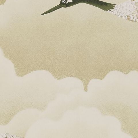 Harlequin Palmetto Wallpaper-Cranes in Flight 111231