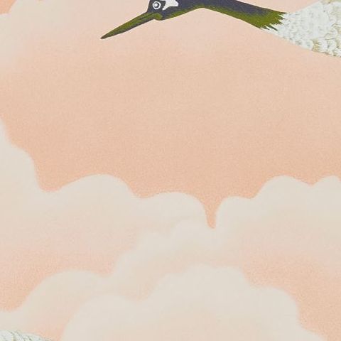 Harlequin Palmetto Wallpaper-Cranes in Flight 111232
