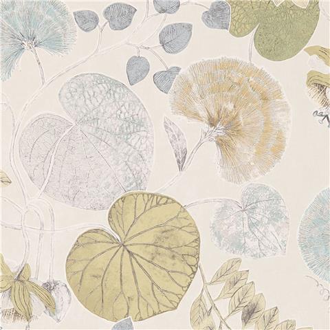 Harlequin Purity Edit Wallpaper Dardanella 111258 Ink/Chartreuse