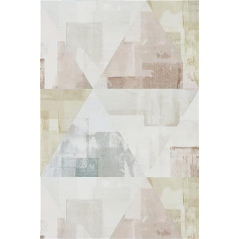 Harlequin Entity Wallpaper- Geodesic 111698 Colourway Blush/Taupe