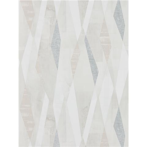 Harlequin Entity Wallpaper- Vertices 111701 Colourway Blush/Clay