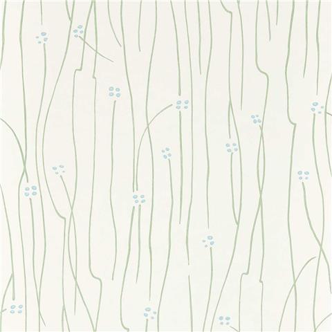 Harlequin Kasuri Wallpaper Eizou 113215 Avacado/Chalk