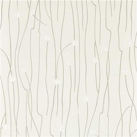Harlequin Kasuri Wallpaper Eizou 113216 Silver/Frost