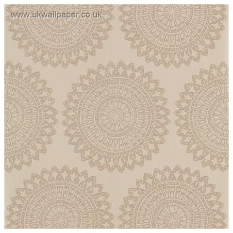 Harlequin Leonida Wallpaper-Medina 110627 Sandstone