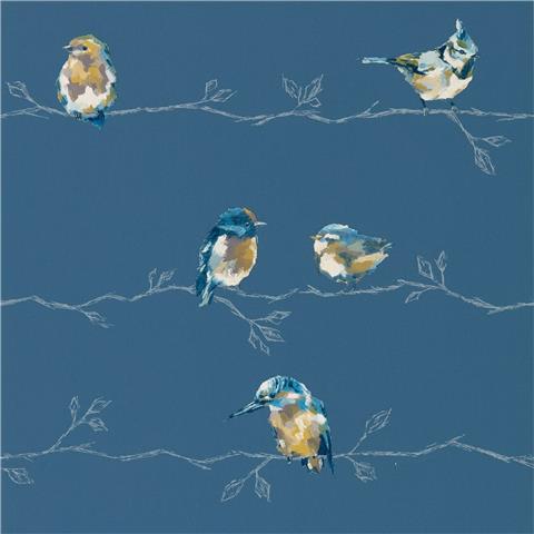 Harlequin Purity Edit Wallpaper Persico 111487 Turqoise/Navy