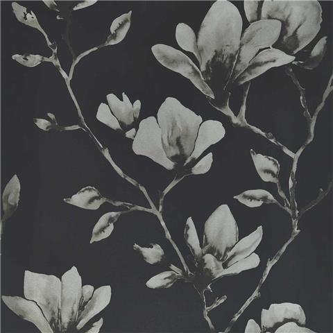 Harlequin Purity Edit Wallpaper Lotus 112602 Onyx/Silver