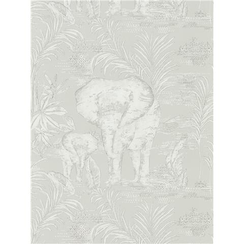 Harlequin Zapara Wallpaper- Kinabalu 111777 Colourway Silver