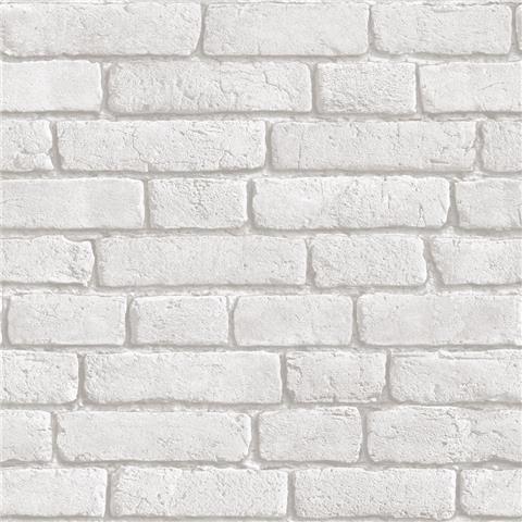 Bluff White Brick Wallpaper J30309