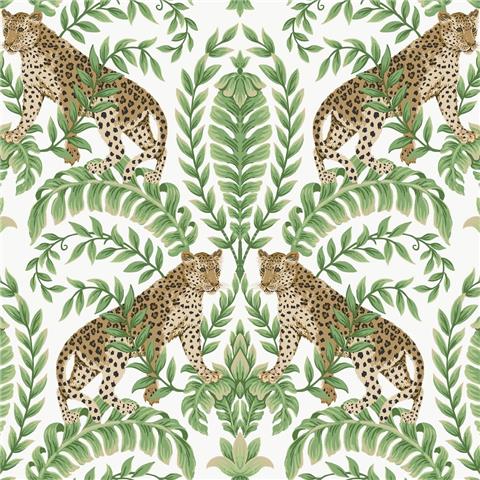 Ronald Redding 24 Karat Jungle Leopard Wallpaper KT2203