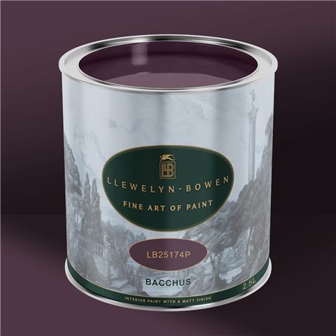 LLB Off the Wall Matt Emulsion 2.5litre LB25174P Bacchus