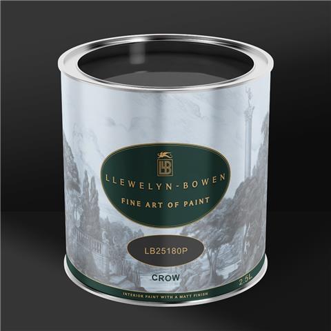 LLB Off the Wall Matt Emulsion 2.5litre LB25180P Crow