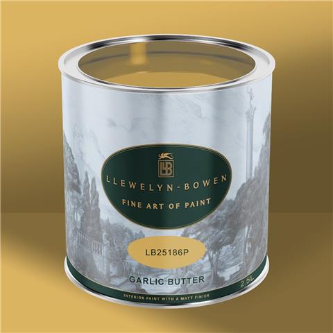 LLB Off the Wall Matt Emulsion 2.5litre LB25186P Garlic Butter