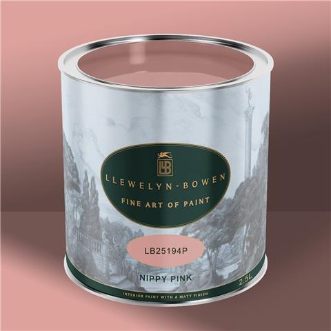 LLB Off the Wall Matt Emulsion 2.5litre LB25194P Nippy pink