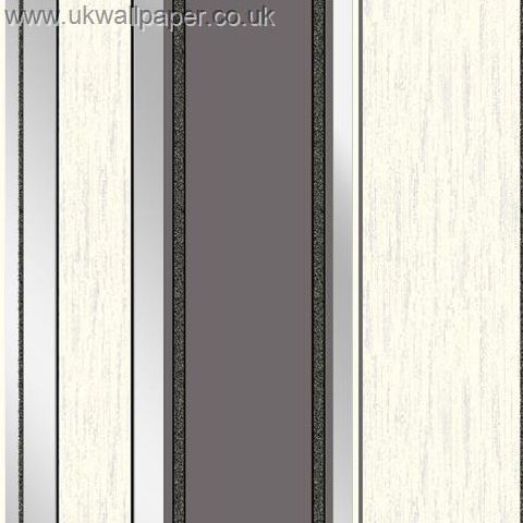 Vymura Synergy Glitter Stripe Wallpaper MO785 Ebony
