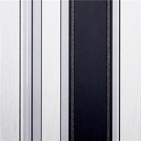 Synergy Vinyl Wallpaper Stripe MO785 Black