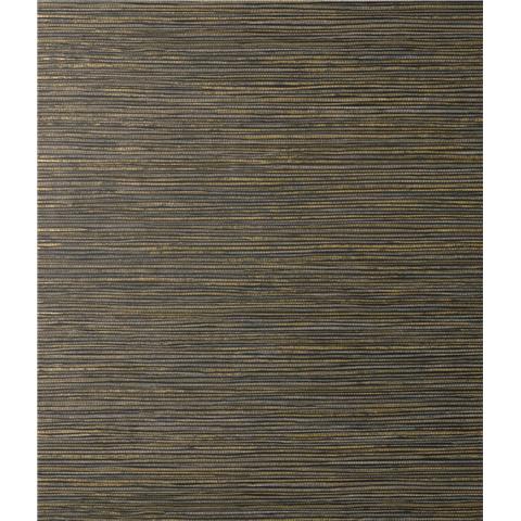 Crown Fushion Grasscloth Look Wallpaper M1770 Charcoal