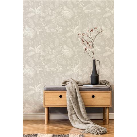 Crown Ashdown Archive Wallpaper Woodland Toile M1800