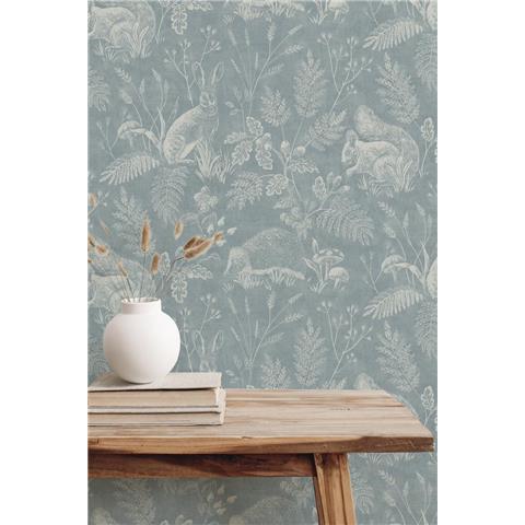 Crown Ashdown Archive Wallpaper Woodland Toile M1802