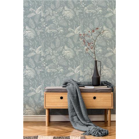 Crown Ashdown Archive Wallpaper Woodland Toile M1802