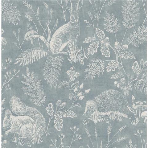 Crown Ashdown Archive Wallpaper Woodland Toile M1802