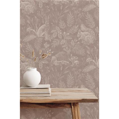 Crown Ashdown Archive Wallpaper Woodland Toile M1803