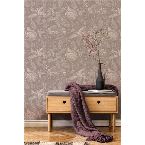 Crown Ashdown Archive Wallpaper Woodland Toile M1803