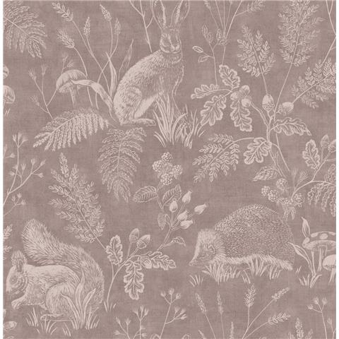 Crown Ashdown Archive Wallpaper Woodland Toile M1803